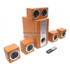 Колонки SVEN HT-435 Wooden Home Theater System (5x15W+Subwoofer 35W, дерево, ПДУ)