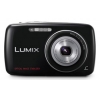 PhotoCamera Panasonic Lumix DMC-S1 black 12.1Mpix Zoom4x 2.7" 720p 20Mb SDXC CCD 1x2.33 IS opt 5minF 0fr/s 30fr/s Li-Ion  (DMC-S1EE-K)