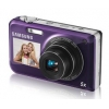 PhotoCamera Samsung PL170 violet 16.1Mpix Zoom5x 3" 720p 27Mb microSDHC CCD 1x2.3 IS opt+el 5minF 0fr/s 30fr/s BP-70A  (EC-PL170ZBPLRU)