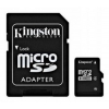 Флеш карта microSDHC 32Gb Class4 Kingston SDC4/32GB + adapter