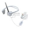 Наушники с микрофоном Cosonic CD-609MV-w <White> (с регулятором громкости)