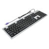 Клавиатура MAYS <KN-100sb> Silver-Black <PS/2> 104КЛ