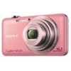 PhotoCamera Sony Cyber-shot DSC-WX7 pink 16.2Mpix Zoom5x 2.8" 1080i MS Pro SDHC CMOS Exmor R 1x2.3 IS opt+el 5minF NP-BN1  (DSCWX7P.CEE2)