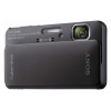 PhotoCamera Sony Cyber-shot DSC-TX10 black 16.2Mpix Zoom4x(25мм) 3" 1080i SDHC MS Pro Duo CMOS Exmor R 1x2.3 IS opt+el 1minF TouLCD 10fr/s 0fr/s водонепроницаемая, до 5мNP-BN1  (DSCTX10B.CEE2)