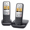 Телефон Dect Gigaset A400 DUO RUS (Черный, две трубки)