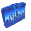 Чехол PORTcase kcb-13 city (нейлон, синий, 33x24x4 см)