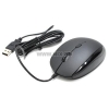 A4-Tech GlassRun Mouse <Q3-200x-1 Black> (RTL) USB 4btn+Roll, уменьшенная