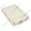 Съемный контейнер Agestar "MR3-SATA(K)-3F SR3P" для 3.5" SATA HDD, замок, 3вент., белый (SATA) 