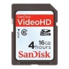 Флеш карта SDHC Extreme HD Video Card 16Gb SanDisk (SDSDX-016G-X46)