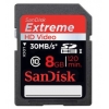 Флеш карта SDHC 8Gb Class10 Sandisk SDSDX-008G-X46