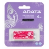 Внешний накопитель 4GB USB Drive <USB 2.0> A-data C802 Pink (AC802-4G-RPK)