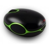 Мышь Oklick 535XSW черный/зеленый оптическая (1600dpi) беспроводная USB1.1 для ноутбука (2but) (B170)