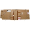NT OPTIMA / MGLASS 42-66 B Шкаф 19" напольный, чёрный 42U 600x600,  дверь  стекло-металл  (3ч)