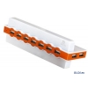 Концентратор USB 2.0 HUB Orient JK-7305 (10 Port, БП 5V, 2A) (28568)