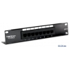 Патч панель Trendnet TC-P08C6   8-портовая 10'' неэкранированная коммутационная панель UTP RJ-45 (6 кат.)