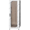 NT OPTIMA / MGLASS 42-88 G Шкаф 19" напольный, серый 42U 800x800, дверь  стекло-металл (3ч)