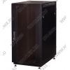 NT OPTIMA / MGLASS 22-68 B Шкаф 19" напольный, чёрный 22U 600x800,  дверь стекло-металл (3ч)