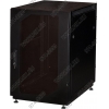 NT OPTIMA / MGLASS 16-66 B Шкаф 19" напольный, чёрный 16U 600x600,  дверь стекло-металл (3ч)