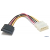 Кабель питания SATA 3Cott SP-003 Molex(4pin, БП) -> SATA, 15 см  с металлической защелкой