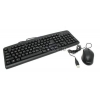 Gigabyte <GK-KM5000 rev3.0> Black (Кл-ра, PS/2+Мышь Optical,3кн,Roll,USB)
