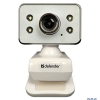 Камера интернет Defender G-lens 321-I 0.3МП, USB, подсветка, белый (63321)