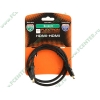 Кабель HDMI Flextron "Базовый" CHH-ROT-1.0-01-K1, медь 28AWG, с поворотными разъемами, позолоченные контакты (картон) (1.0м) (ret)