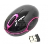 OKLICK Wireless Optical Mouse <535XSW> <Black&Red> (RTL) USB 3btn+Roll,  уменьшенная <911650>