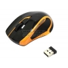 OKLICK Wireless Optical Mouse <408MW> <Black&Orange>  (RTL) USB5btn+Roll <911730>