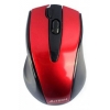 Мышь A4 G9-500F-3 красный/черный оптическая (2000dpi) беспроводная USB для ноутбука (3but)