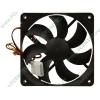 Вентилятор GlacialTech "SilentBlade III GT12025-EDLA1" d120мм, 900об./мин. (питание от мат.платы и разъёма питания ATA HDD) (ret)