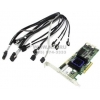 Adaptec RAID 6805 ASR-6805 KIT PCI-Ex8, 8-port SAS/SATA 6Gb/s RAID 0/1/1E/10/5/5EE/6/50/60,  Cache 512Mb