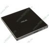 Привод DVD±RW 8x8x8xDVD/24x16x24xCD ASUS "Extreme Slim ESEDRW-08-H/BLK/G/AS", внешн., черный (USB2.0) (ret)