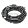Кабель HDMI to DVI-D Dual Link (19M -25M) 10м, 2 фильтра