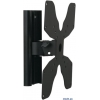 Кронштейн Kromax TITAN-7 NEW, Для ТВ с диагональю 17"-37", настенный, 2 ст. свободы, VESA 50/75/100/200*100/200, max 25 кг, черный (20081)