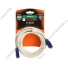Кабель D-Sub Flextron "CDS-DMM-5.0-01-K1", медь 28AWG, с ферритовыми кольцами (картон) (5.0м) (ret)