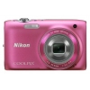 Фотоаппарат Nikon CoolPix S3100 розовый 14Mp 5x 2.7" 720p 45Mb SDXC EN-EL19  (VMA716E1)
