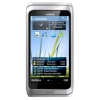 Телефон Nokia GSM E7-00 серебристо-белый (002T4H1)