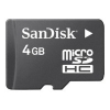 Флеш карта microSDHC 4Gb Sandisk SDSDQM-004G-B35A + adapter (мин.кол.5)