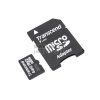 Transcend <TS4GUSDHC4> microSDHC 4Gb  Class4+microSD-->SD Adapter
