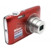 Nikon CoolPix S3100 <Red> (14.0Mpx, 26-130mm, 5x, F3.2-6.5, JPG, SDXC, 2.7", USB2.0, AV, Li-Ion)