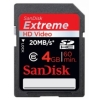 Карта памяти SDHC 4Gb SanDisk Extreme HD Video (SDSDX-004G-X46)