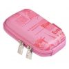 Чехол для фотокамеры Riva 7023 (PU) Digital Case pink (newspaper)  (7023 PU PK NWP)