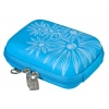 Чехол для фотокамеры Riva 7023 (PU) Digital Case shallow blue (flowers)  (7023 PU SHAL BLFL)