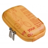 Чехол для фотокамеры Riva 7023 (PU) Digital Case yellow (newspaper) (7023 PU YLWNWP)