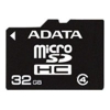 Флеш карта microSDHC 32Gb Class4 A-Data  (AUSDH32GCL4-R)