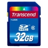 Флеш карта SDHC 32Gb class6 with RDP2 Card Reader Transcend (TS32GSDHC6-P2)