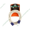 Удлинитель D-Sub Flextron "CDS-DMF-10-01-K1", медь 28AWG, с ферритовыми кольцами (картон) (10м) (ret)