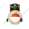 Кабель D-Sub Flextron "CDS-DMM-10-01-K1", медь 28AWG, с ферритовыми кольцами (картон) (10м) (ret)