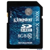 Карта памяти SDHC 8Gb Kingston Class10 G2 (SD10G2/8GB)