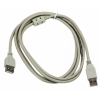 Кабель удлинитель USB 2.0 AM/AF Copper LNK-USBEcMF18C с ферритовым кольцом 1.8m